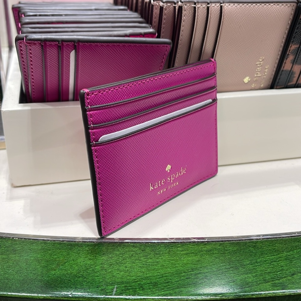 Kate Spade Schuyler Small Slim Card Holder
Baja Rose 
NWT - Picture 2 of 16